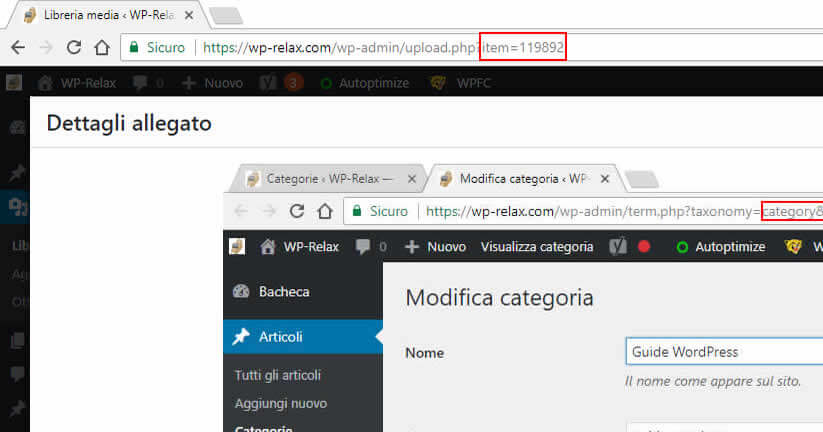 trovare l’id di una pagina/post/categoria sul tuo sito wordpress figura 5