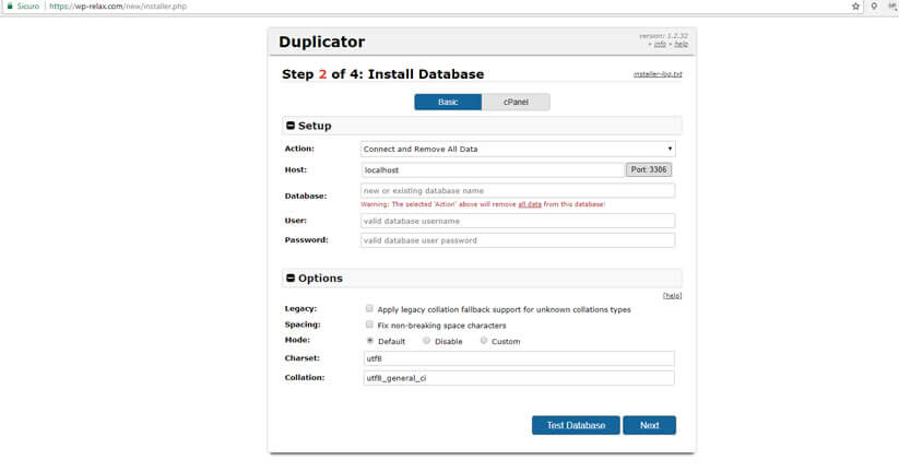 creare un clone del tuo sito wordpress figura 7